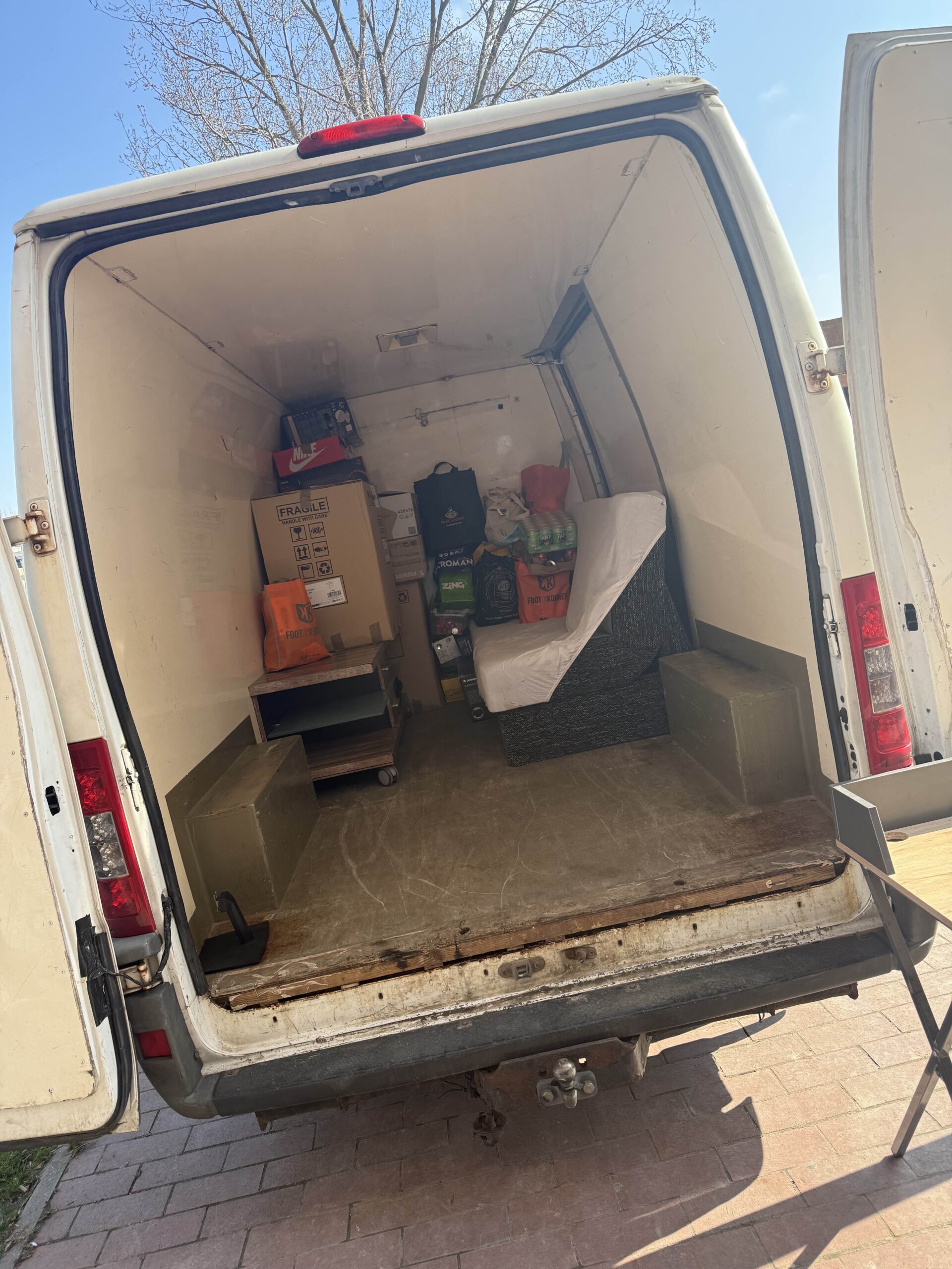 Utilitaire 17m3 - Chargement